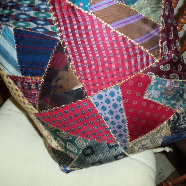 Crazy Quilt Pillows Etsy