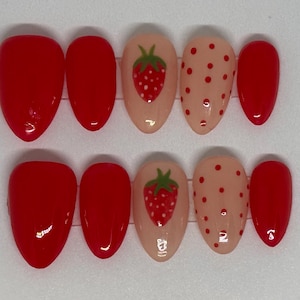 So berry cute! Press on nails