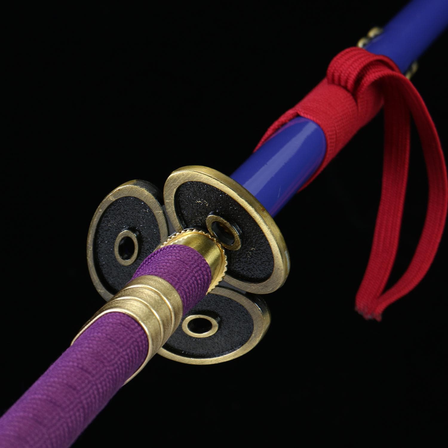 ワンピース ゾロ 閻魔刀 紫のアニメ刀 コスプレ小道具 手作り装飾刀