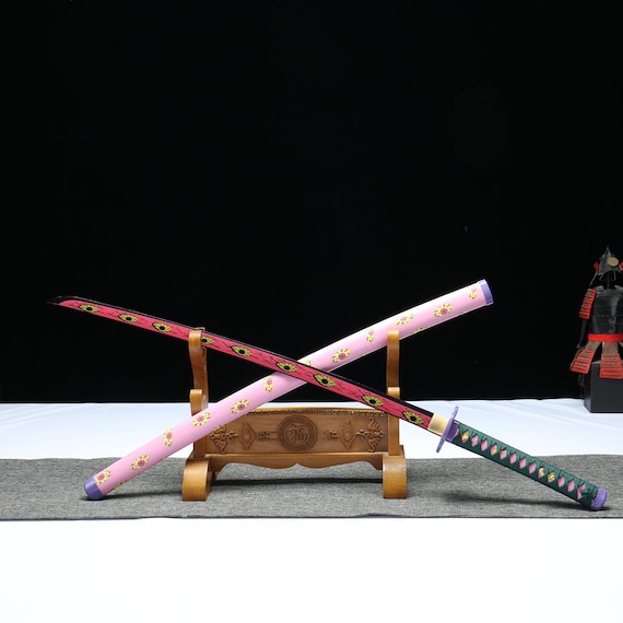 Handmade Kokushibo Katana – 1045 Carbon Steel, Demon Slayer