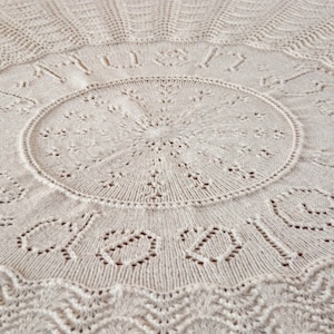 Lullaby Blanket Hush * Baby * Sleep * Baby * Baby Blanket Throw Afghan Lace Eyelet Knitting PDF Pattern