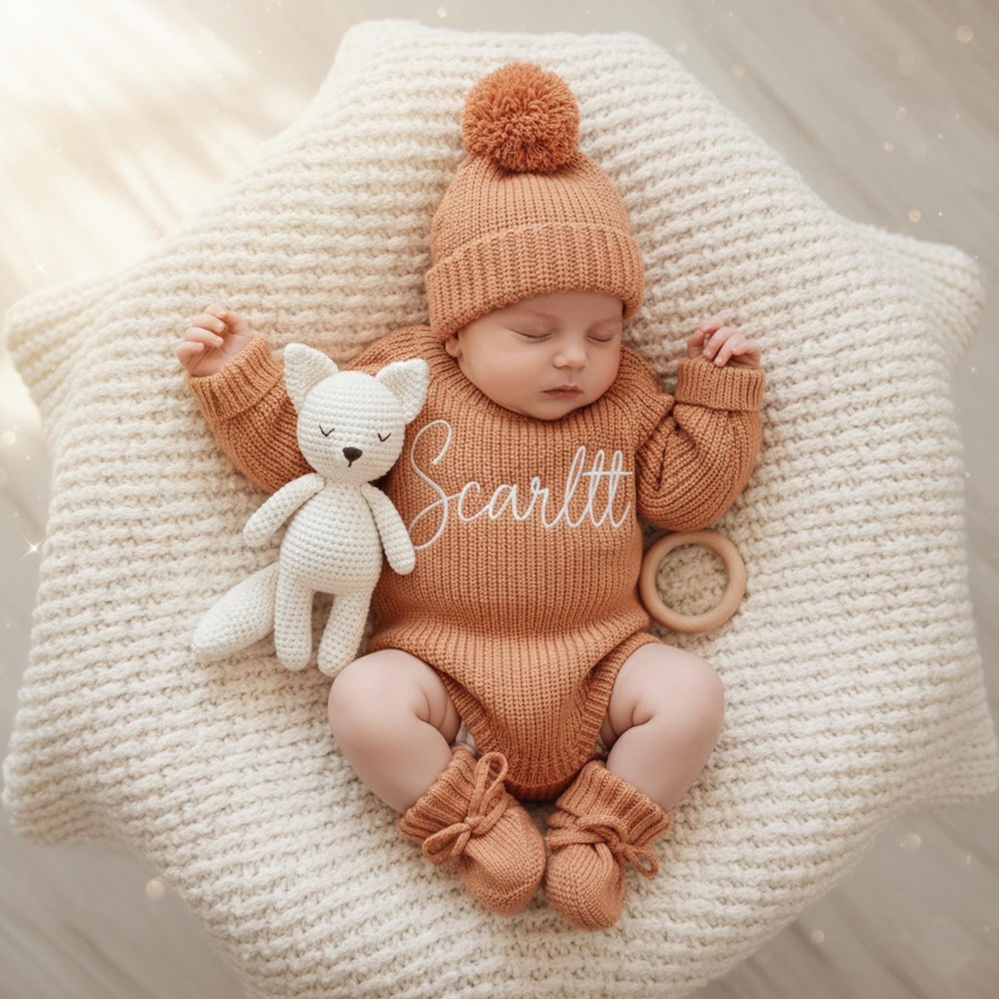 Maglia Golfino Neonato Cotone A Maglia Golfini Per Neonati Fatti A