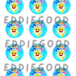 Cake toppers baby shark