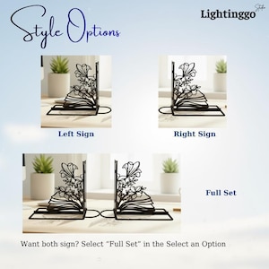 Sujetalibros metálicos de música jazz personalizados, decoración personalizada con silueta de ciudad, arte de estantería con saxofón y violonchelo, regalo para profesor de música, adorno para músico imagen 4
