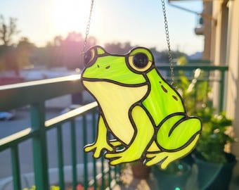 カエルの息（ナイトメアー・ビフォア・クリスマスより）ステンドグラス