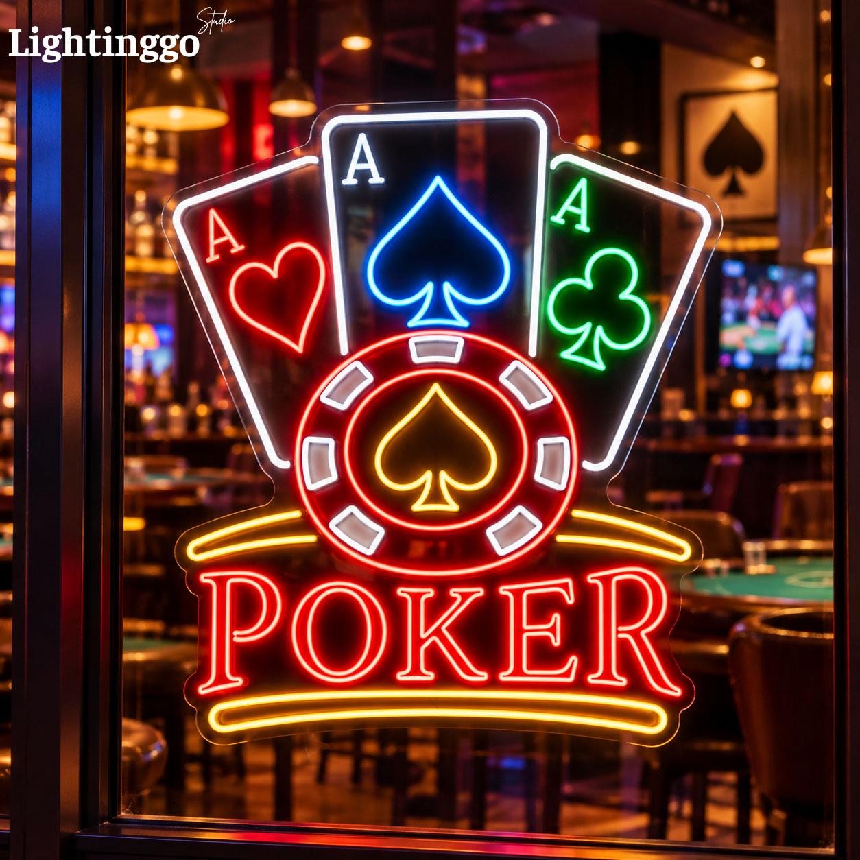 Neon Casino Sign - Etsy