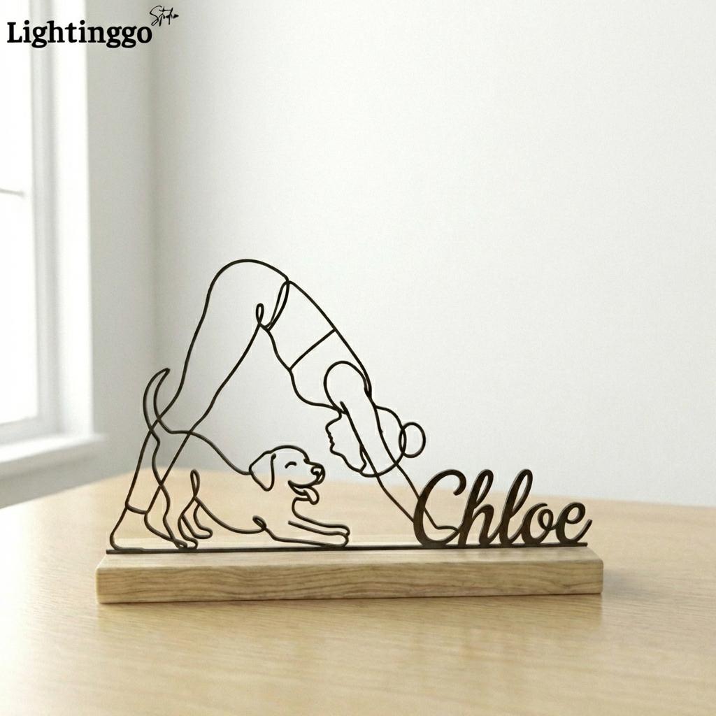 Wooden Yoga Figurine - Etsy