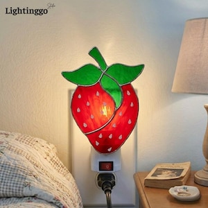 Strawberry Night Light Plug In - Etsy