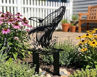 Handcrafted 3D Whale Weathervane – Patina Finish, Includes Roof Mount, Directional Arrow, And Spheres