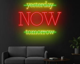 Quote Neon Sign For Home Wall Decor, Quote Motivational Led Light, Custom Neon Sign, Bedroom Wall Decor