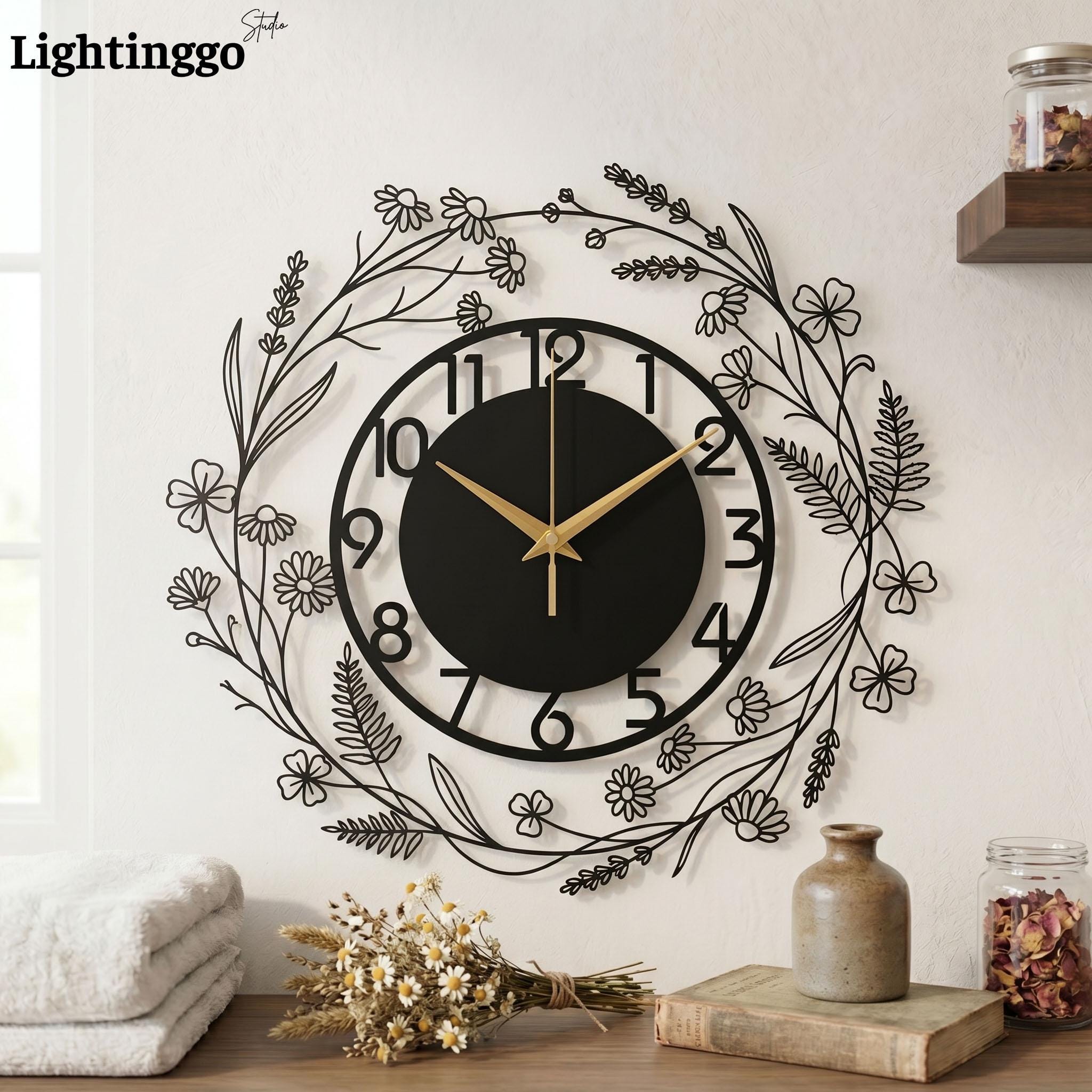 Wall Clock Decorative 12 Inch - Etsy