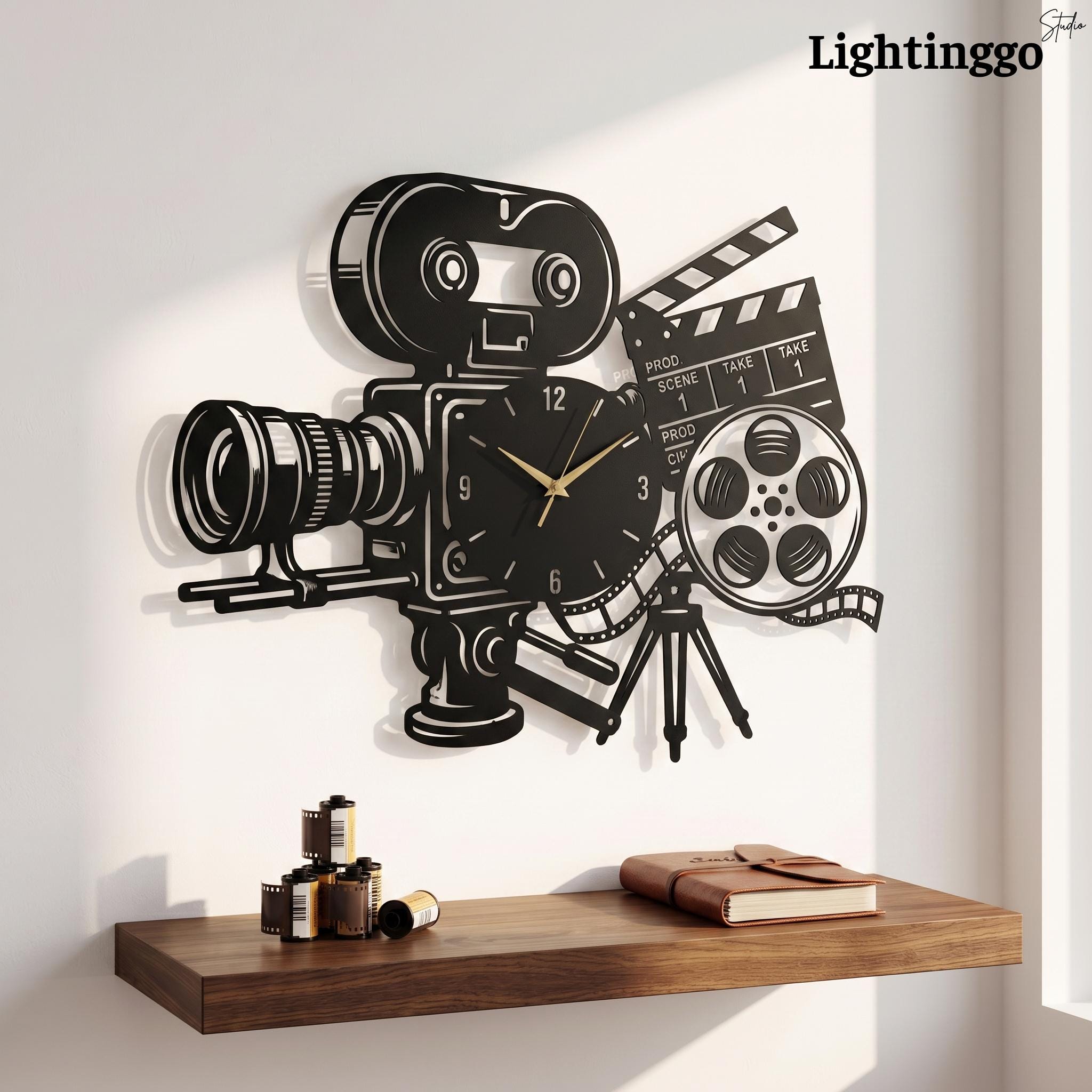 Vintage Camera Clock - Etsy