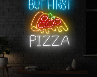ピザネオンサイン、キッチンネオンサイン、開店祝いギフト、ファースト