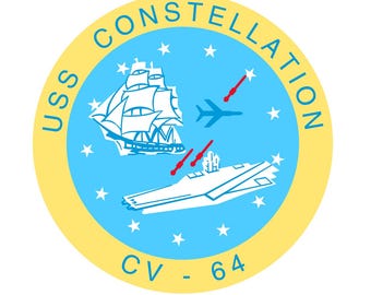 USS Constellation CV-64 Vector Logo