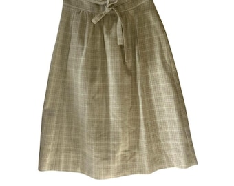 Emily Just Emily - Corbata de tweed a cuadros vintage, talla 10