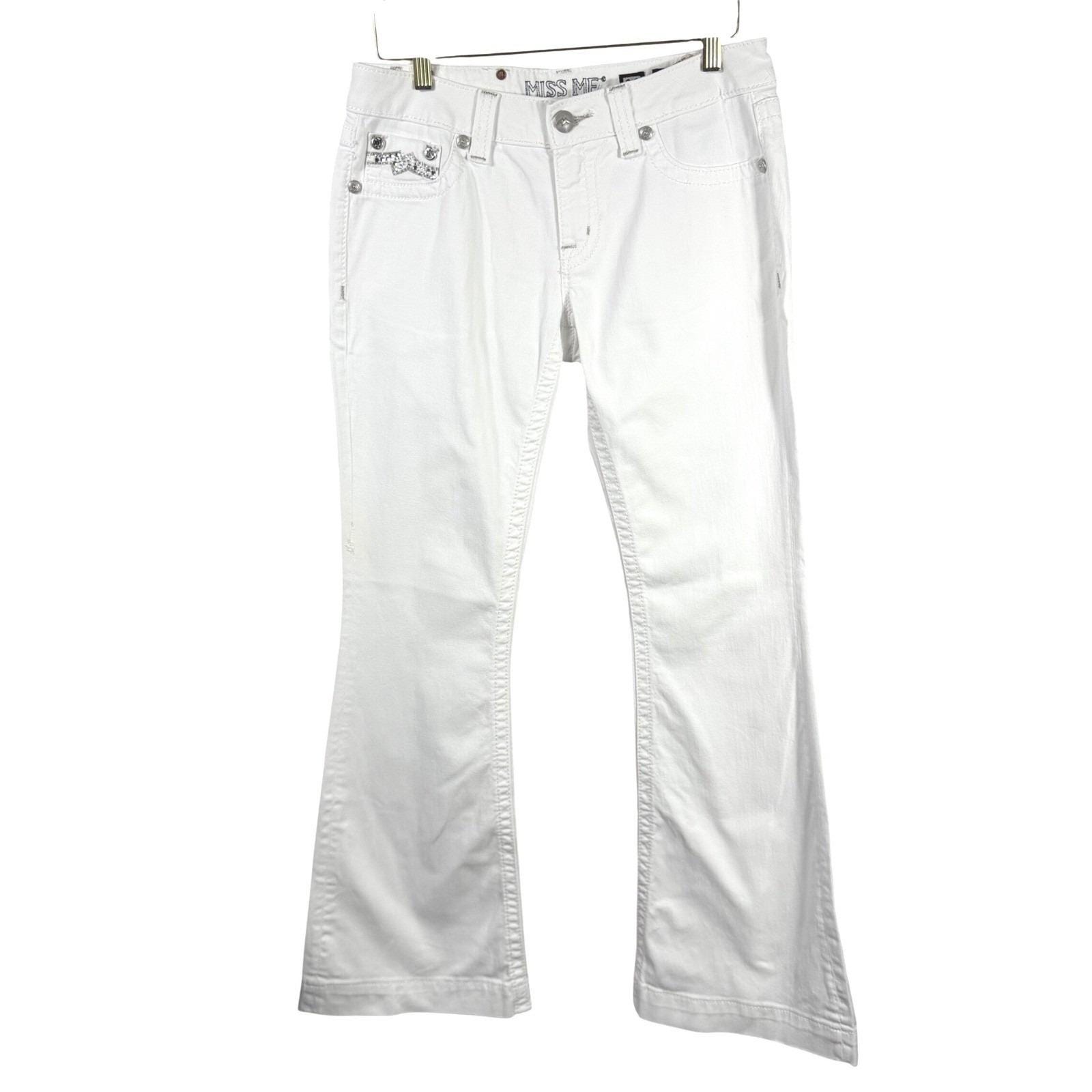 Low Rised Y2k White Jeans - Etsy