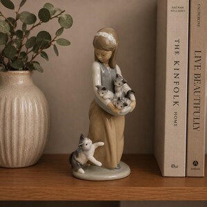 Lladro Cat Figurine - Etsy