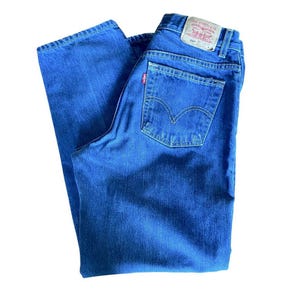 Vintage Women&#39;s 10 Reg Levi&#39;s 550 Relaxed Fit Tapered Leg Jeans