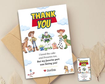 Toy Story Thank You label Toy Story Thank You party Toy Story gift Label Toy Story goodie Bag Toy Story return gift Toy Story birthday tag