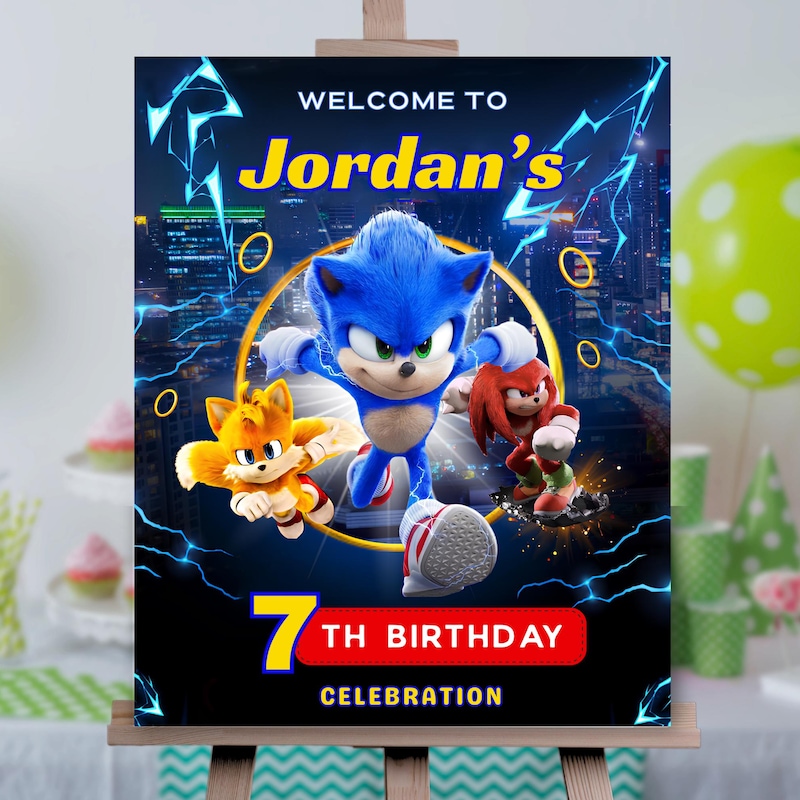 Welcome Signs Sonic Theme - Etsy