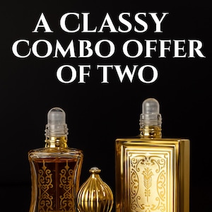 Azzaro Gold & Black London Attar Combo: Arabian Perfume Oil, Unisex, Alcohol-Free