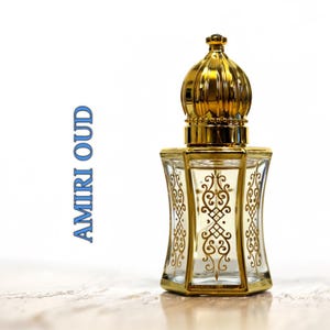Amiri Oud Attar | Premium Natural Perfume Oil | Long Lasting | Alcohol-Free | Unisex Scent | Handmade | 3ml / 6ml / 12ml