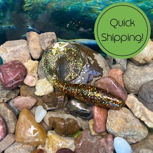 Handmade Soft Plastic Lures - Custom Color Options Available - 6 Pack - Fishing Tackle Bait for Bass, Trout, Pike - Fishing Gear -