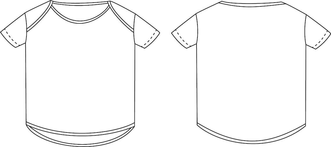 Baby and Kids Shirt Sewing Pattern PDF Etsy