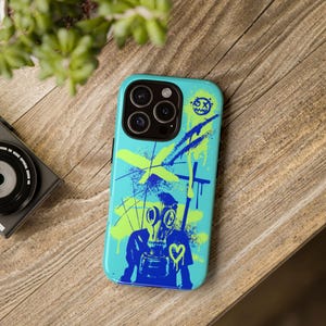 Phone Case, Metro Punk, Vibrant, Unique, Bright, Tough Case Cover for iPhone and Samsung, Punk Rock Phone Accessories, Edgy Phone Protective