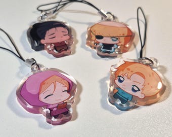 Encantos de orbe / Rafal, Badeni, Oczy, Jolenta Epoxy Phone Charms