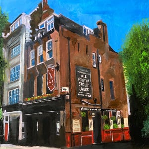 Pub traditionnel de Soho, Londres