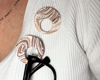 Glasses Holder Brooch, Glasses Brooch, Sunglasses, Handmade, Eyewear gift. Gifts for her, Useful Gift, Unique Gift, Gift for him, Birthday