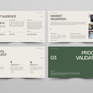 Modern Business Pitch Deck PowerPoint & Canva Template | Project Management Presentation Plan