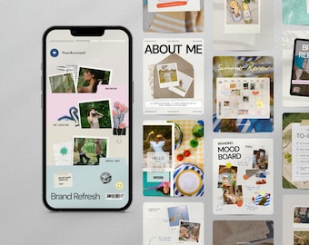Canva Instagram Templates for Coaches: Socia l Business Marketing Pack