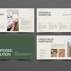 Modern Business Pitch Deck PowerPoint & Canva Template | Project Management Presentation Plan