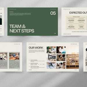 Modern Business Pitch Deck PowerPoint & Canva Template | Project Management Presentation Plan