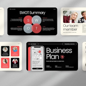 Modern Business Pitch Deck Canva Presentation | Marketing Strategy  Presentation Template, Guidelines, Data Report