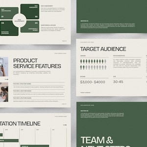 Modern Business Pitch Deck PowerPoint & Canva Template | Project Management Presentation Plan