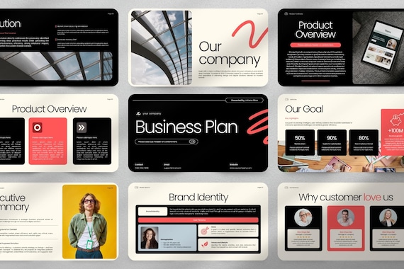 Modern Business Pitch Deck Canva Presentation | Marketing Strategy  Presentation Template, Guidelines, Data Report