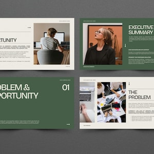 Modern Business Pitch Deck PowerPoint & Canva Template | Project Management Presentation Plan