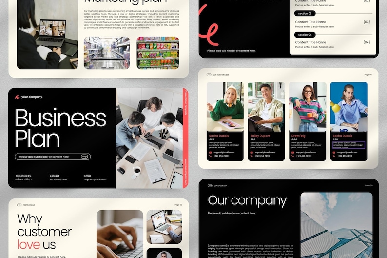 Modern Business Pitch Deck Canva Presentation | Marketing Strategy  Presentation Template, Guidelines, Data Report