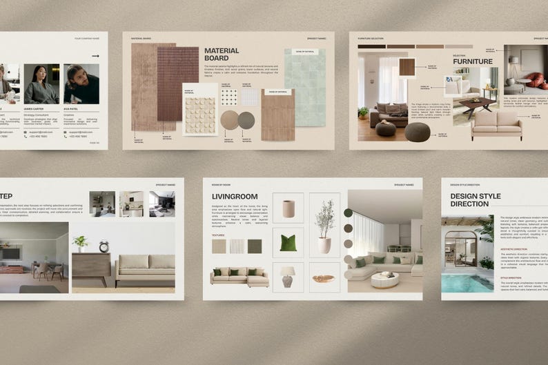 Interior Design Client Presentation | Canva & Powerpoint Template ...