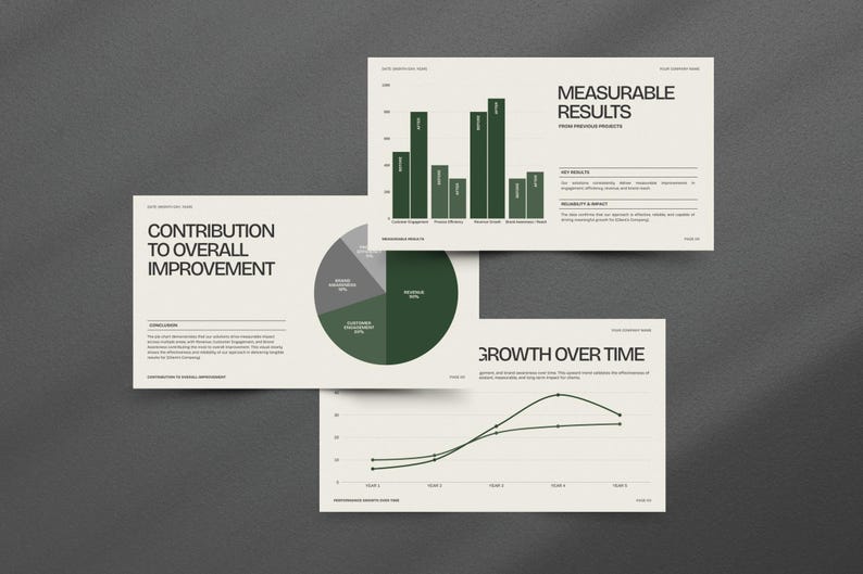 Modern Business Pitch Deck PowerPoint & Canva Template | Project Management Presentation Plan