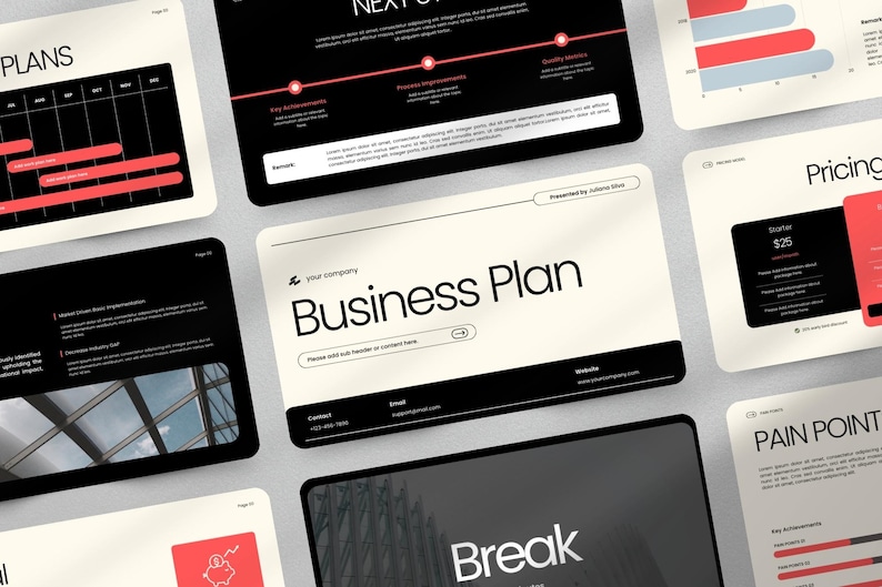Modern Business Pitch Deck Canva Presentation | Marketing Strategy  Presentation Template, Guidelines, Data Report