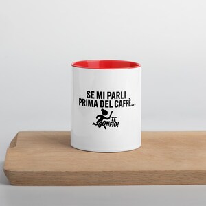 Cup with colored interior