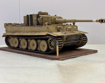 タイガー I - 1:35 ジオラマ - ユニークなコレクター アイテム - Etsy 日本