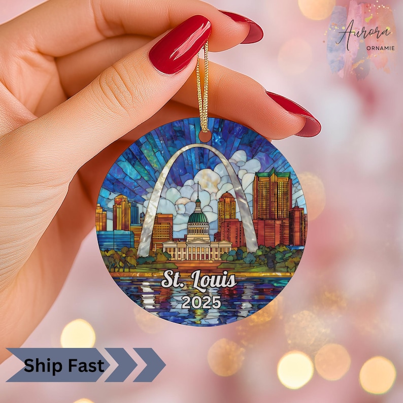 St. Louis Custom Ornament - Thumbnail 2