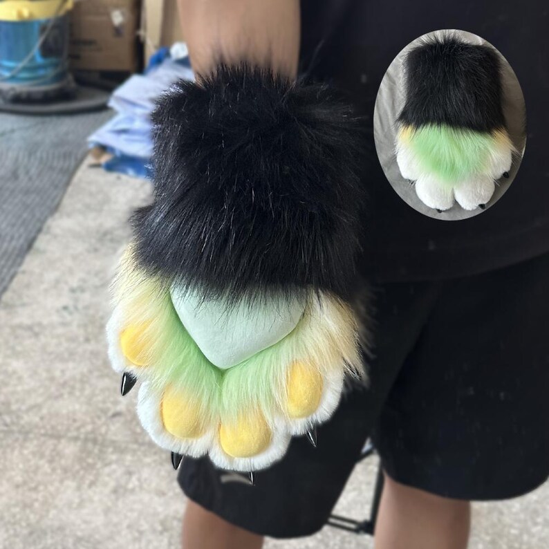 Fursuit Paws Gloves Multiple Colors to Choose From Furry Claws Cosplay