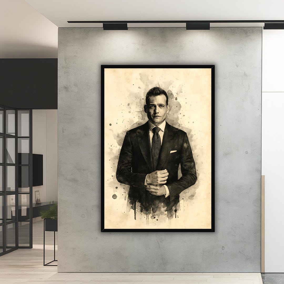 Harvey Specter Wall Art | Suits Inspired Poster | Motivational Lawyer ...