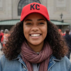 Custom Embroidered KC Kansas City Airport Code Baseball Hat Chiefs Super Bowl Fan Gift Cap image 3